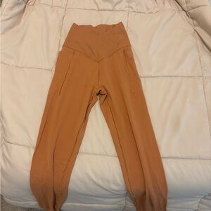 Aerie Offline High-Waisted Orange Leggings